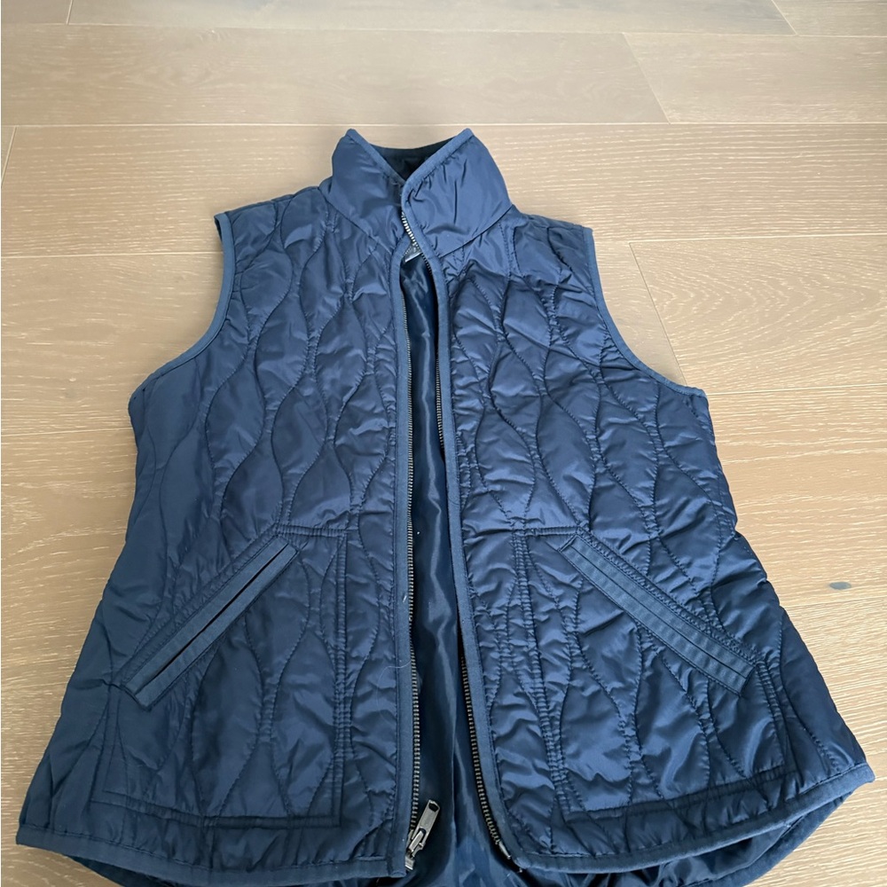 Navy Quilted Vest